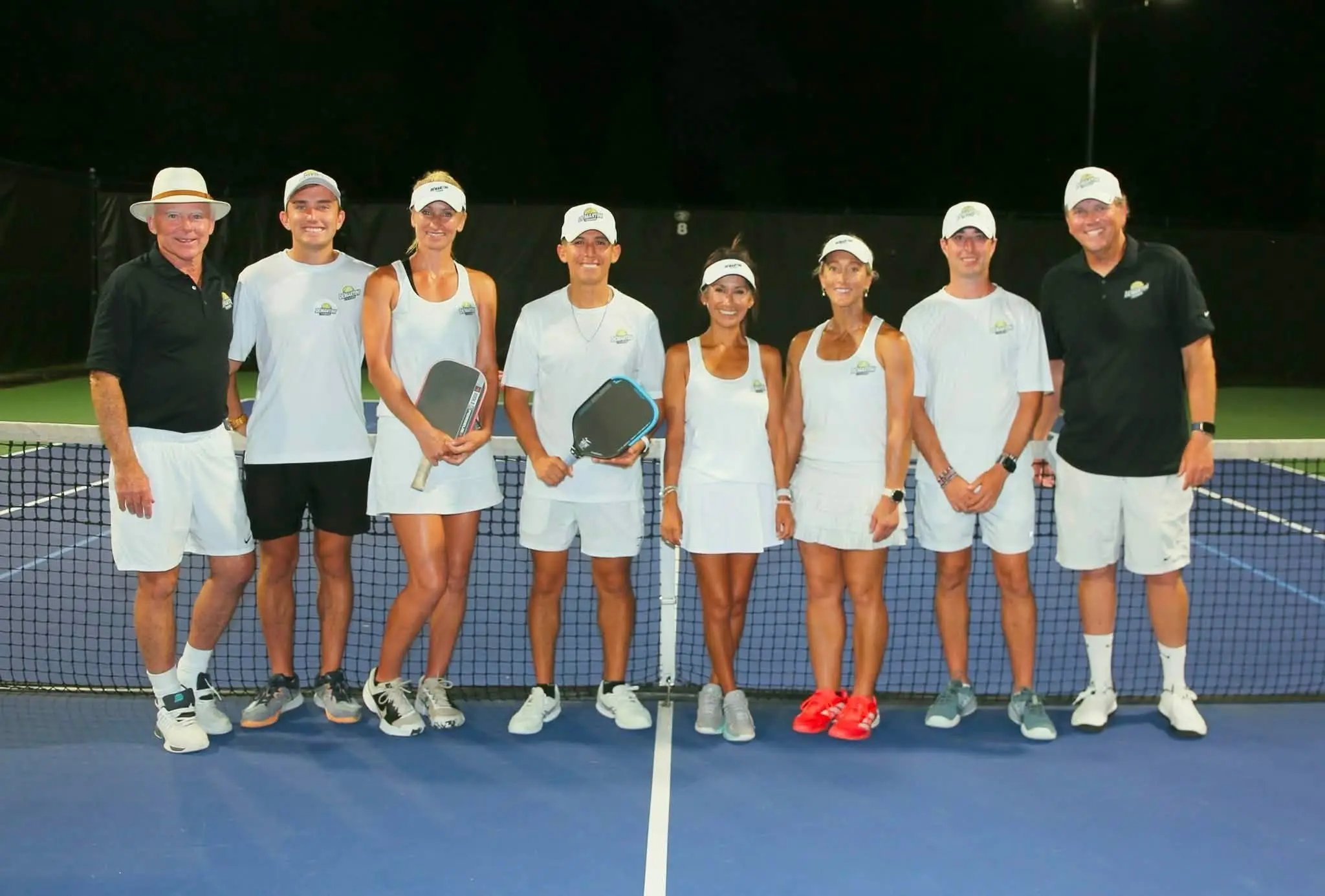 A pickleball team night on the Crooked Creek courts