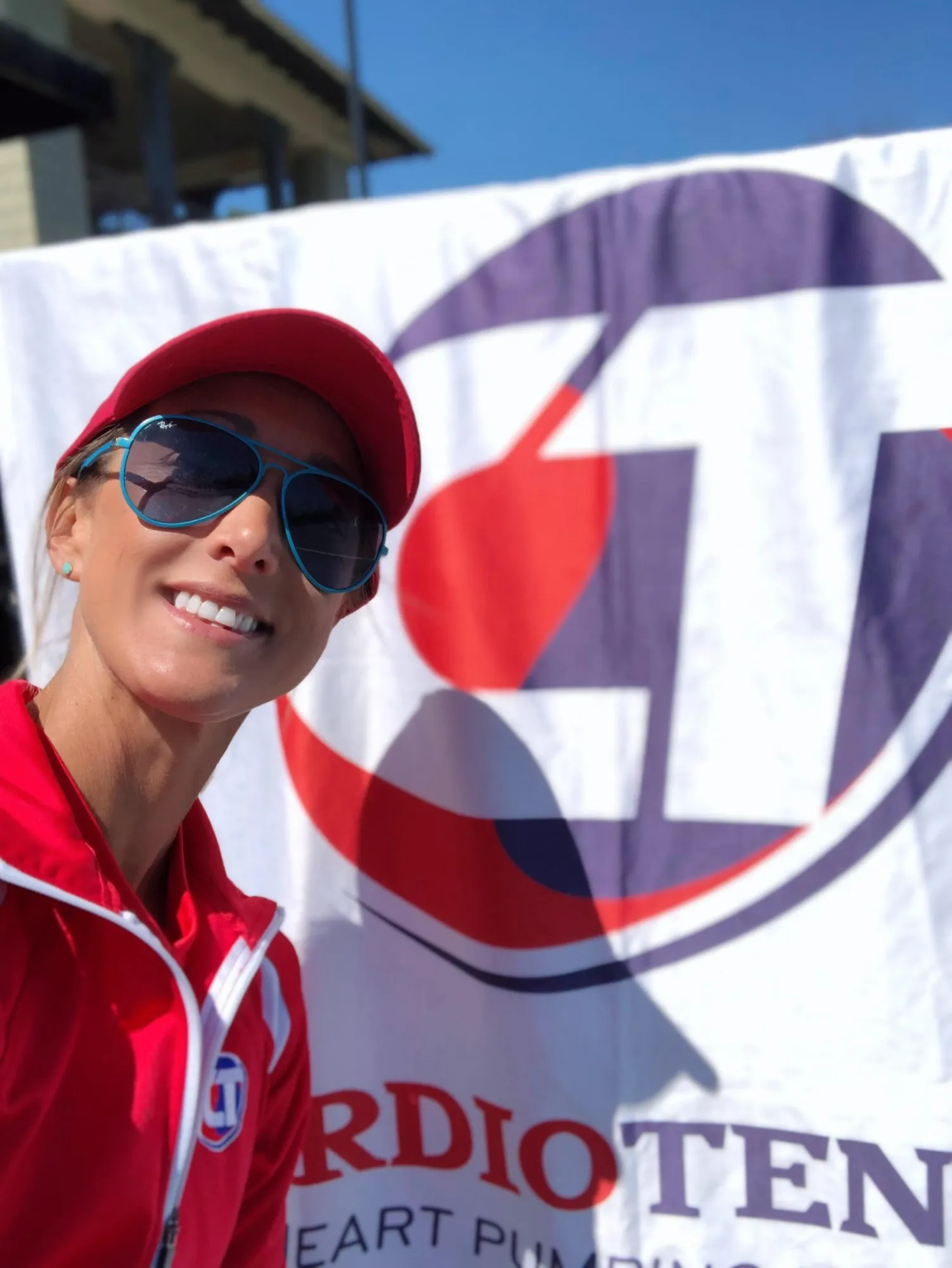 Rebecca Jameson, Junior Development Director at DeMartini Tennis, in her coach portrait.